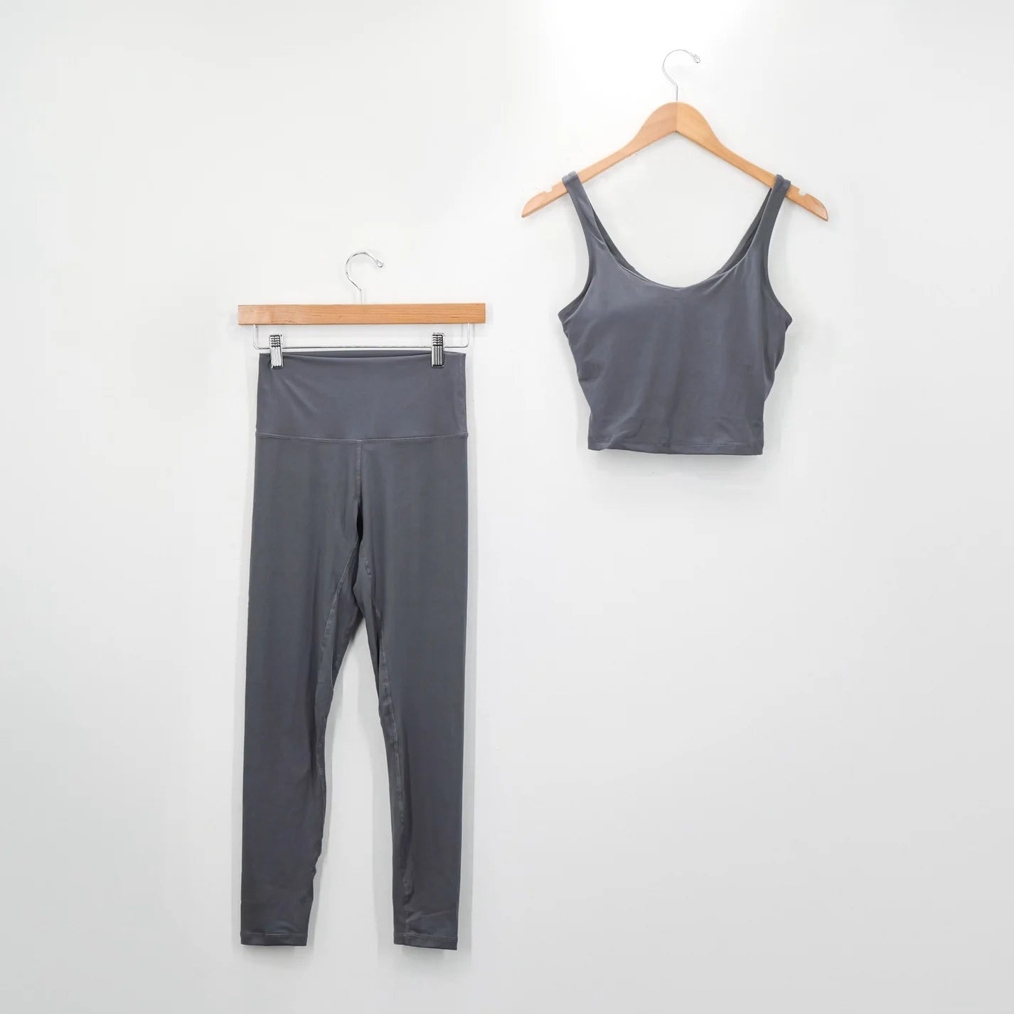 Butter Soft yoga legging set Titanium