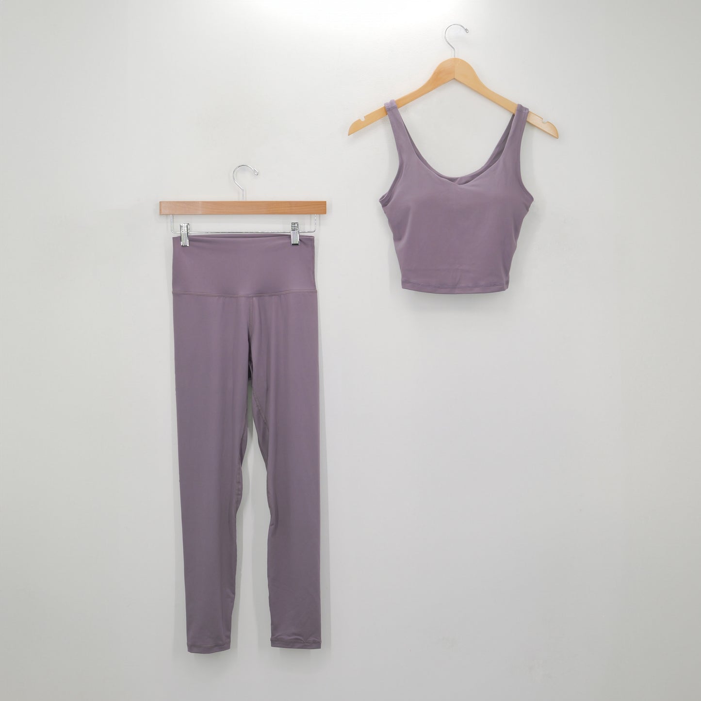 Butter Soft yoga legging set frosted mulberry